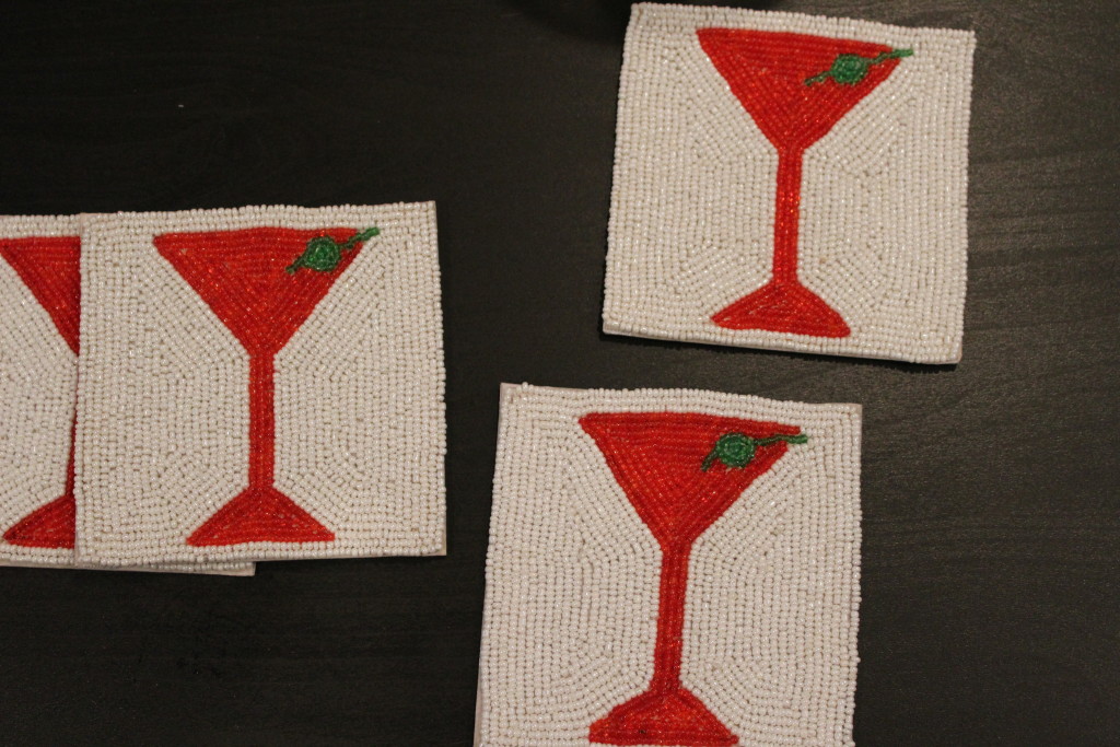 beaded coasters