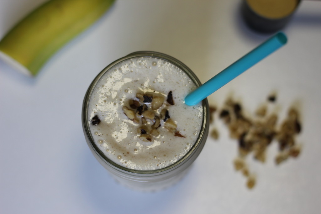 banana walnut protein shake