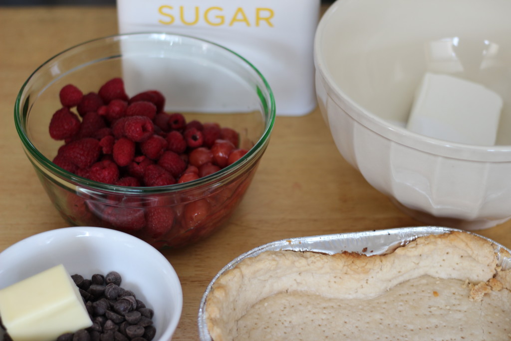 redberry cherry chocolate cream pie