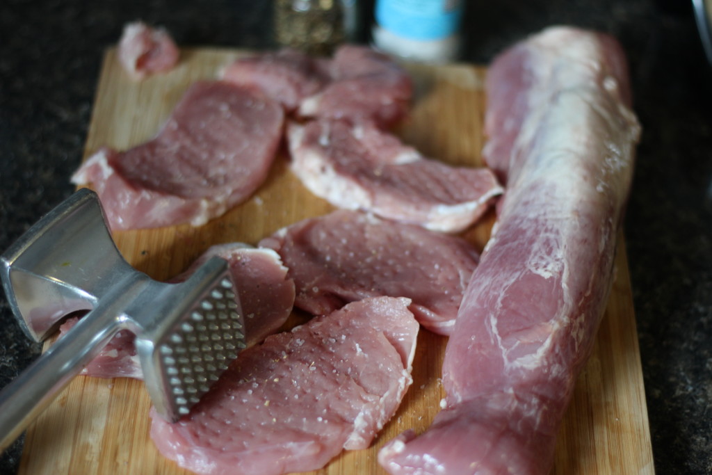 balsamic pork and pierogies