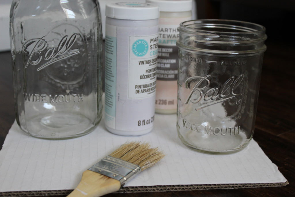 painted mason jars