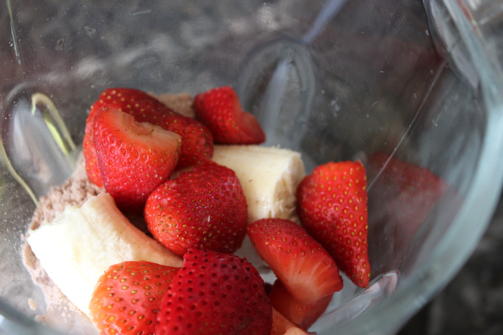 banana split protein shake