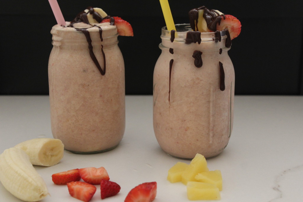 banana split protein shakes