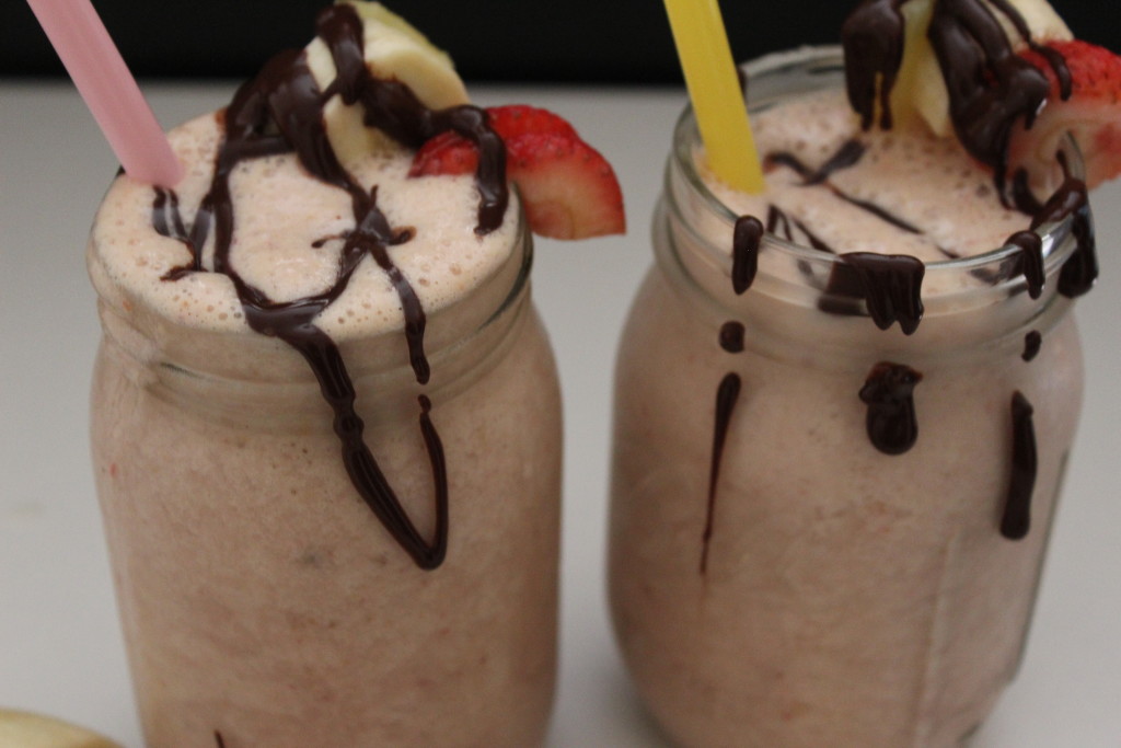 banana split protein shake