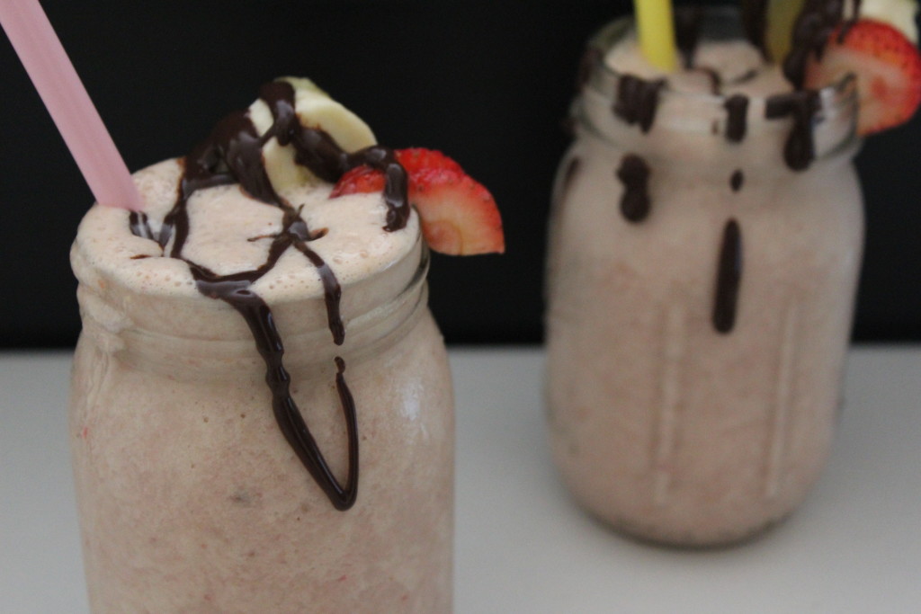 banana split protein shake