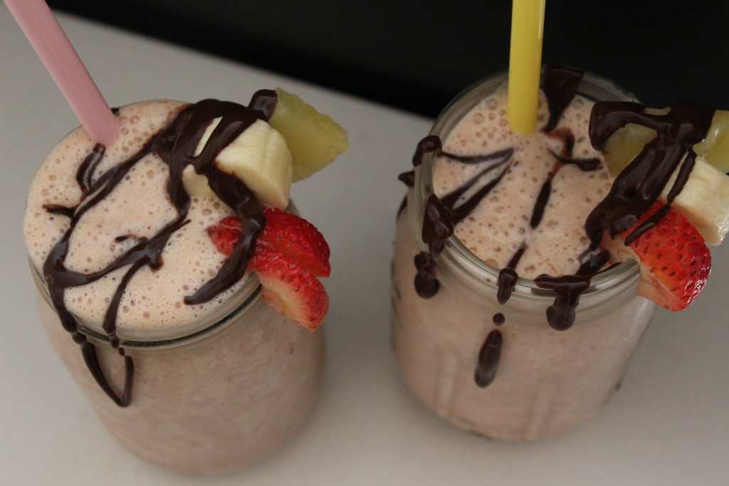 banana split protein shake