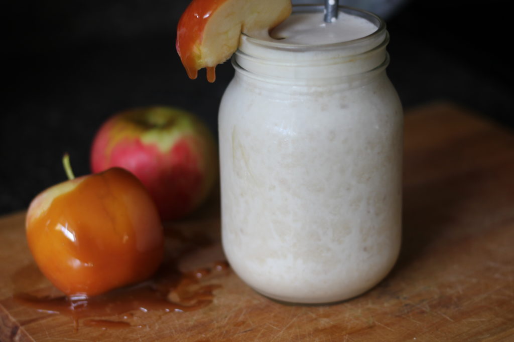 carramel apple protein shake