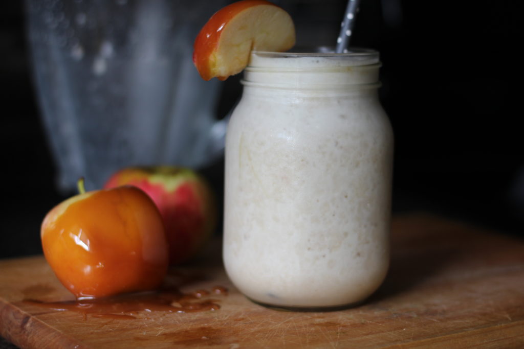 caramel apple protein shake