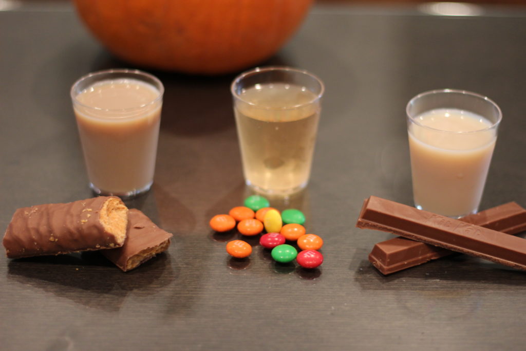 candy bar shots