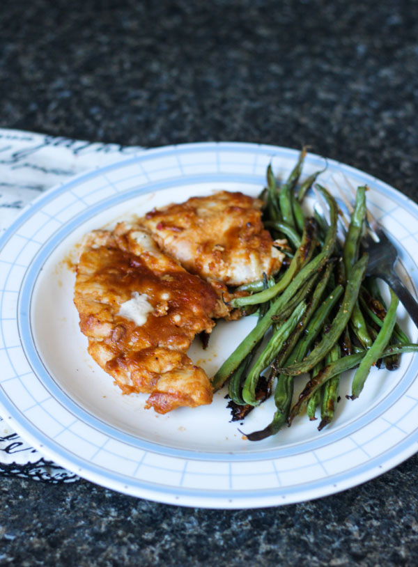 thai peanut chicken with green beans-itsmyhappyhour.com-