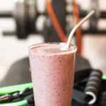 chocolate mixed berry protein shake-itsmyhappyhour.com
