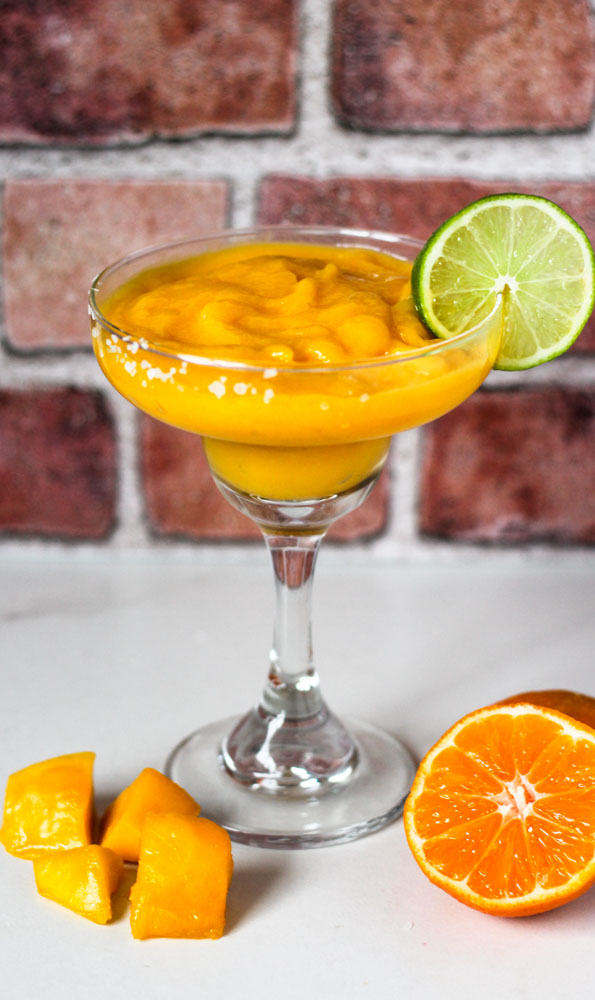 frozen mango mandarin margarita mocktail-itsmyhappyhour.com-